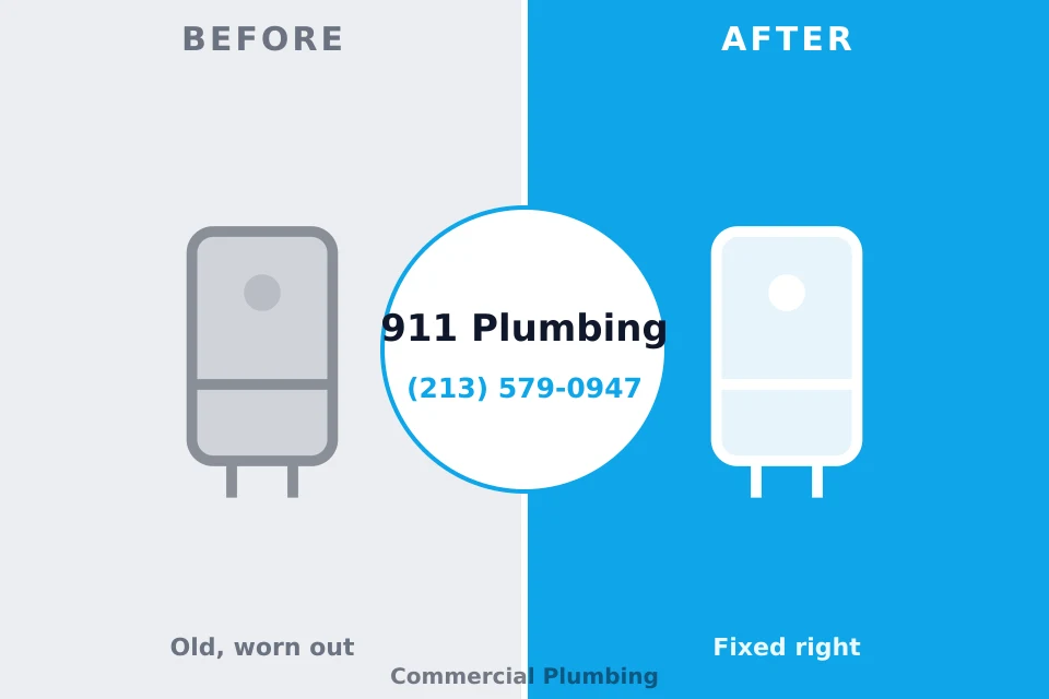 Before and after: plumbing repair Robersonville, NC